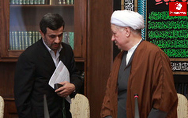 خبرتبریک تلفنی احمدینژادبه هاشمی رفسنجانی تکذیب شد
