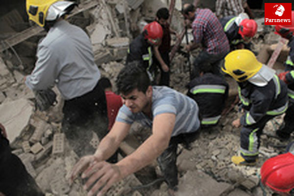 انفجار خونین ساختمانی در اهواز