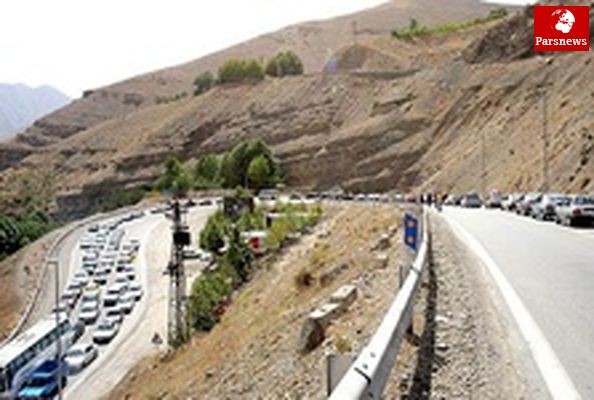 تنها محور کرج-چالوس ترافیک سنگین دارد