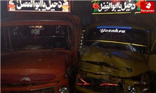 چهار مصدوم در تصادف پژو و کامیون