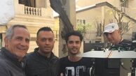 مصطفی زمانی در کنار دو کارگردان مشهور + عکس