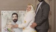 بهاره رهنما و‌همسرش در کنار عکسشون + عکی