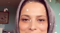 چهره ساده روشنک عجمیان در خانه اش + عکس