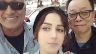 سلفی افسانه پاکرو با دوستان خارجی اش + عکس