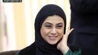 عکس جالب آزاده صمدی با چادر