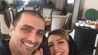 امین زندگانی و همسرش در هتل + عکس