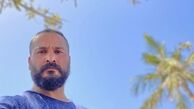 سلفی میلاد کی مرام در یک روز گرم تابستانی + عکس