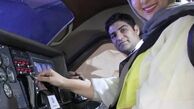 خانم بازیگر خلبان شد!+عکس