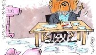 کاریکاتور:بغض جواد خیابانی برای مسعود شجاعی!