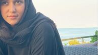 عکس ملیح پریناز ایزدیار لب دریا