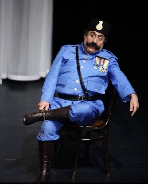 خسرو احمدی در لباس آجان ها + عکس