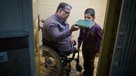 اولین مهر تحصیلی ثمره زندگی یک جانباز
