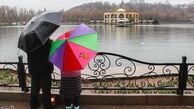  ورود جریانات شمالی و بارش باران در بخش هایی از کشور 