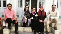 آشا محرابی در پشت صحنه سریال فرشتگان بی بال + هکس