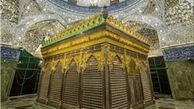 آخرین قطعه ضریح جدید حضرت عباس(ع) نصب شد+عکس