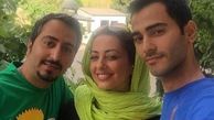 نفیسه روشن در کنار برادرانش + عکس