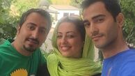 نفیسه روشن در میان برادرانش + عکس