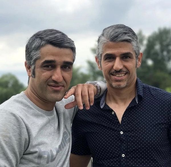 پژمان جمشیدی در کنار برادر بزرگش + عکس