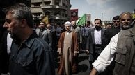 استقبال معنادار مردم از هاشمی در راهپیمایی ۲۲ بهمن