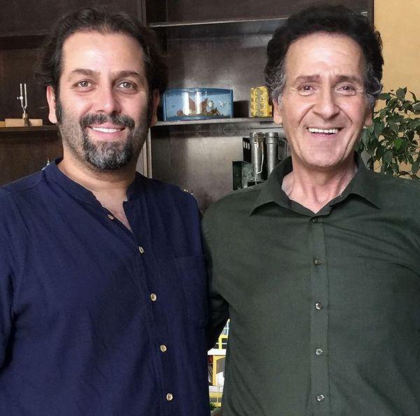 امیررضا دلاوری در خانه ابوالفضل پورعرب + عکس