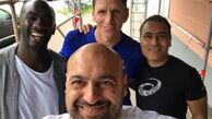 سلفی مهدی مهدوی کیا با دوستانش + عکس