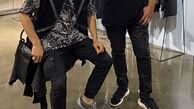 مهدی ماهانی در کنار دوستش + عکس