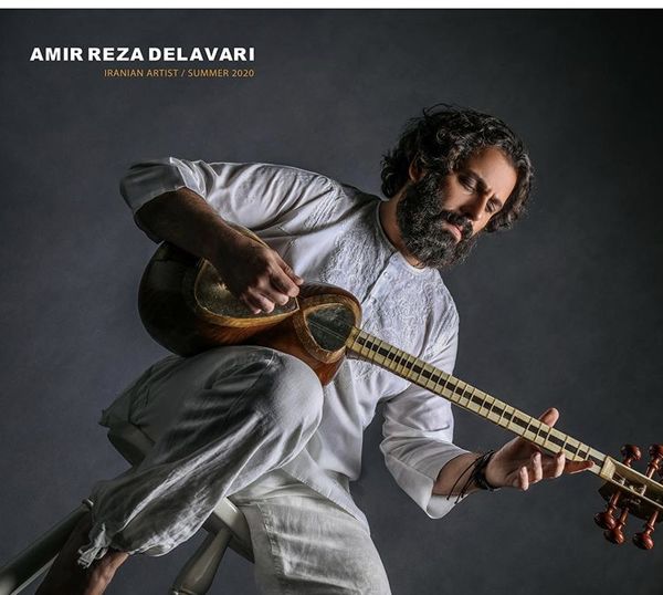 تیپ هنری امیررضا دلاوری + عکس