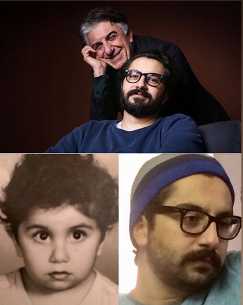 رضا کیانیان و پسرش + عکس