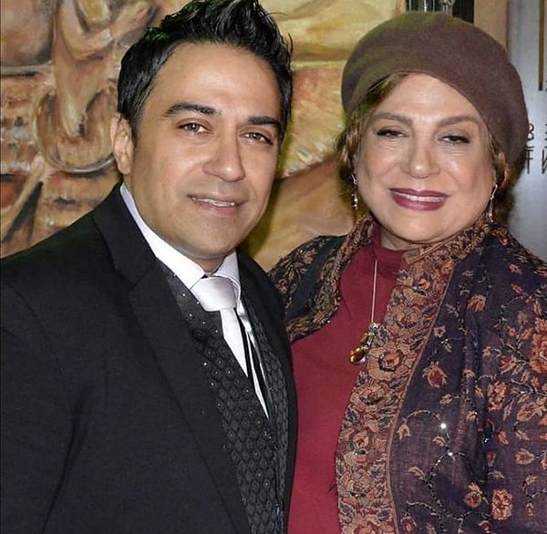 گوهر خیراندیش و پسرش + عکس