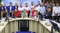 تقدیر هلال احمر از بازیگران+عکس