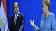 رایزنی مرکل و سیسی درباره تحولات منطقه