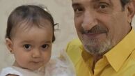 خشایار راد و نوه اش + عکس