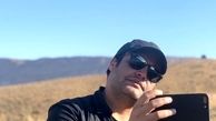 عکاسی آقای بازیگر در کوهستان + عکس