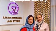 کمند امیرسلیمانی در سالن زیبایی دوستش + عکی