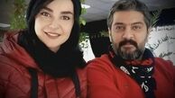 مهدیه نساج و همسرش + عکس