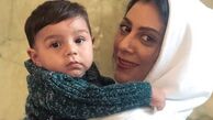 مونا فرجاد با نینی تپلی +عکس