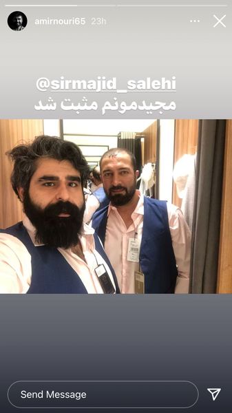 استایل متفاوتی از مجید صالحی و امیر نوری + عکس