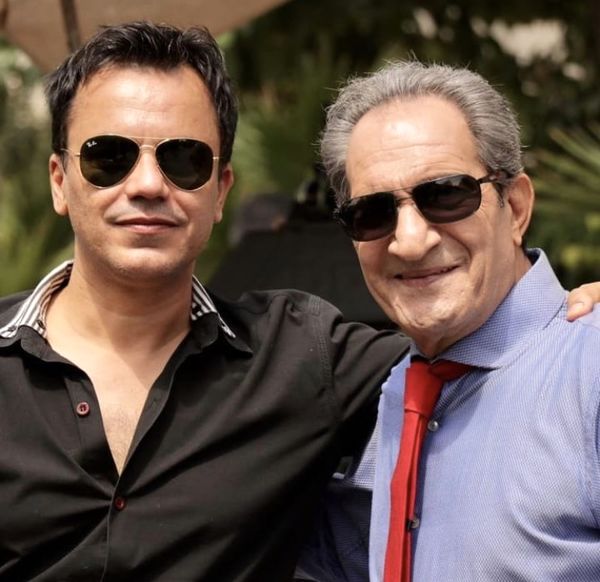 تیپ رسمی خشایار راد و دوستش + عکس