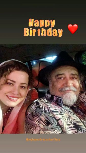 سلفی مهراوه شریفی با پدرش + عکس