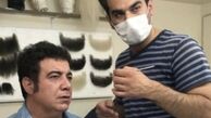 حسن شکوهی زیر گریم + عکس