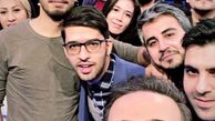سلفی سعید شیخ زاده با دوستان پشت صحنه ای + عکس