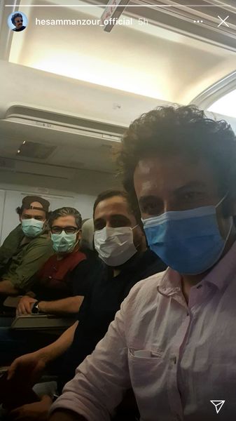 حسام‌ منظور و ‌دوستانش + عکس