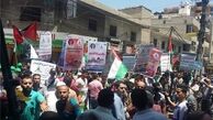 تظاهرات فلسطینیان در غزه در روز جهانی قدس 