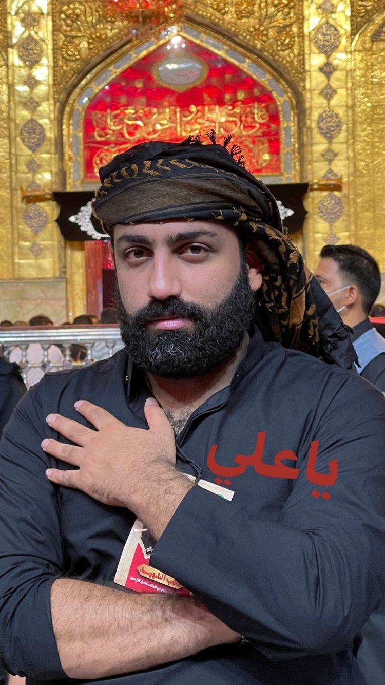 سامان گوران در کربلا + عکس