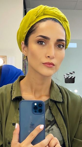 استایل خاطره اسدی در پشت صحنه مردم معمولی + عکس