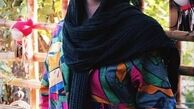 عکس کودکانه هانیه غلامی در طبیعت