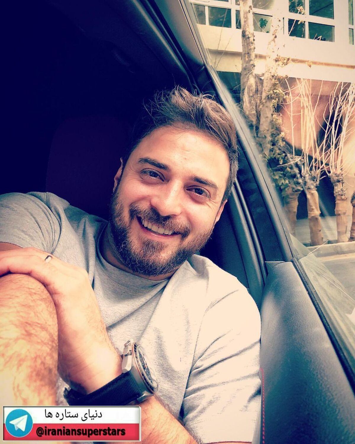 سلفی ماشینی بابک جهانبخش