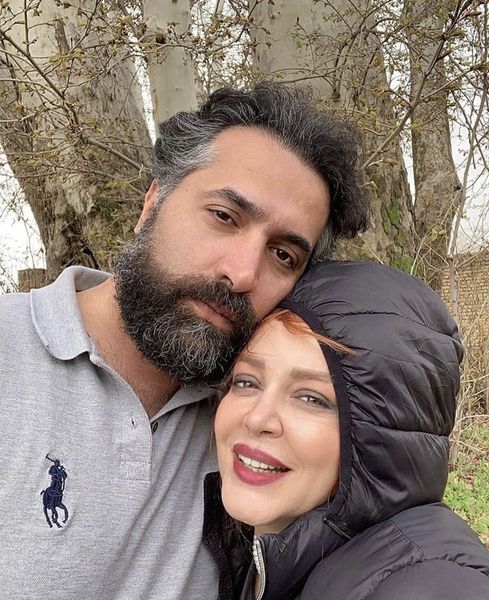 بهاره رهنما در آغوش حاجیشون‌ + عکس