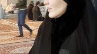 زهره فکور صبور در زیارت + عکس