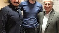 احسان کرمی در کنار بابا پنجعلی + عکس